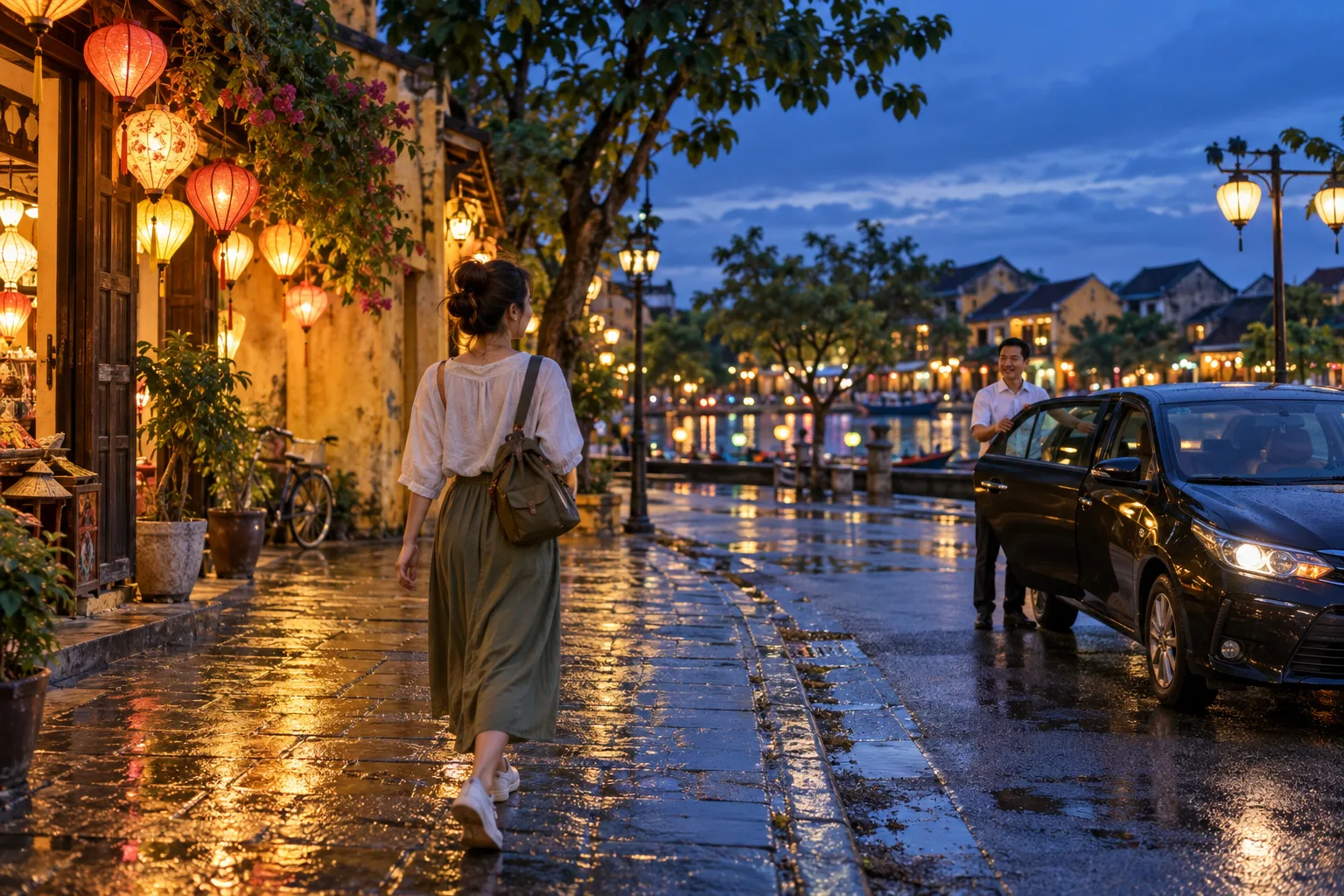 夕方のホイアンで帰着時刻を決めてから日帰りを組む