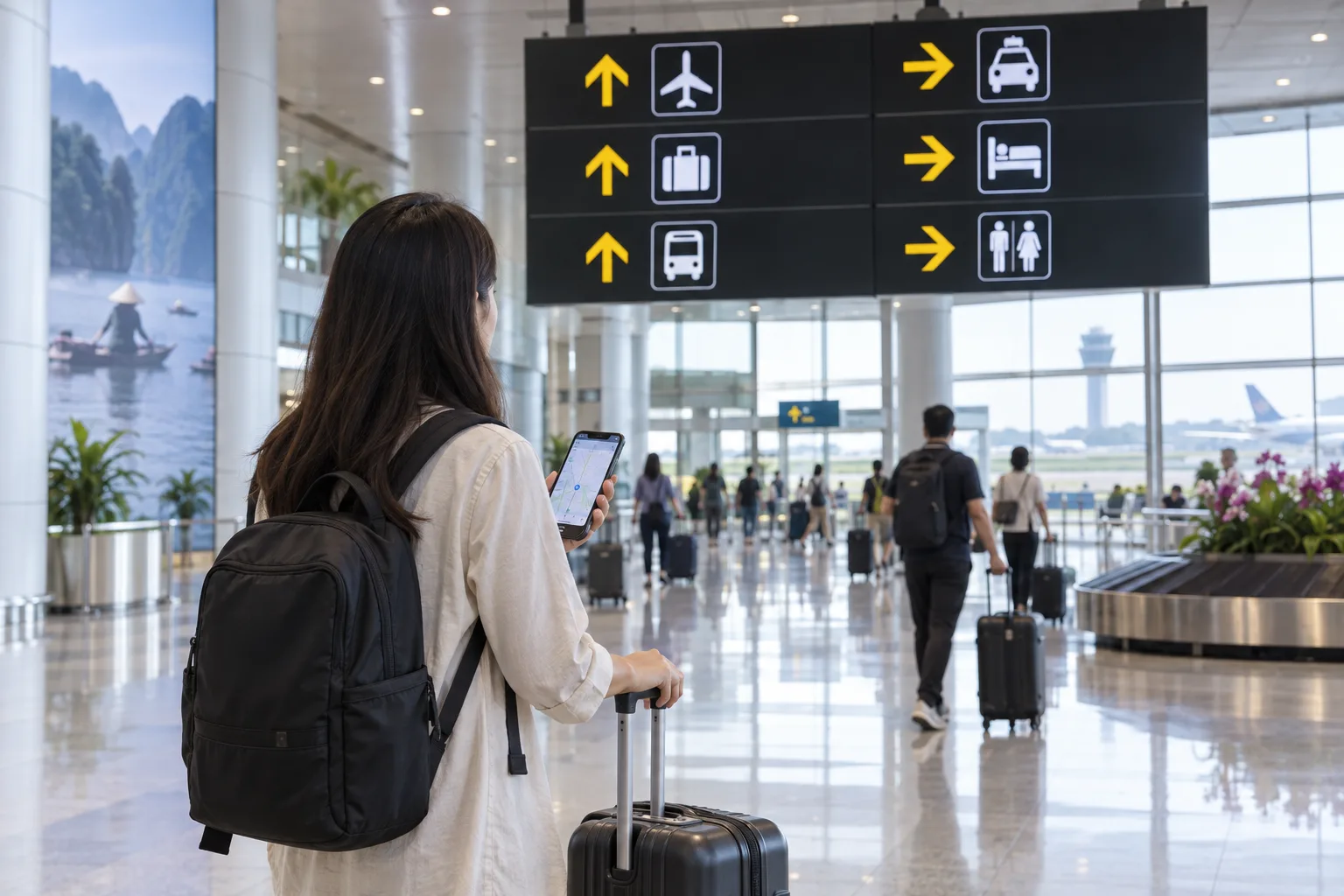 空港移動と荷物の時間を旅程の一部として考える