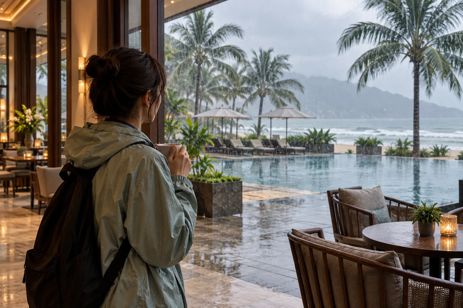 ダナンでは雨の日のホテル時間をあらかじめ旅程に残す